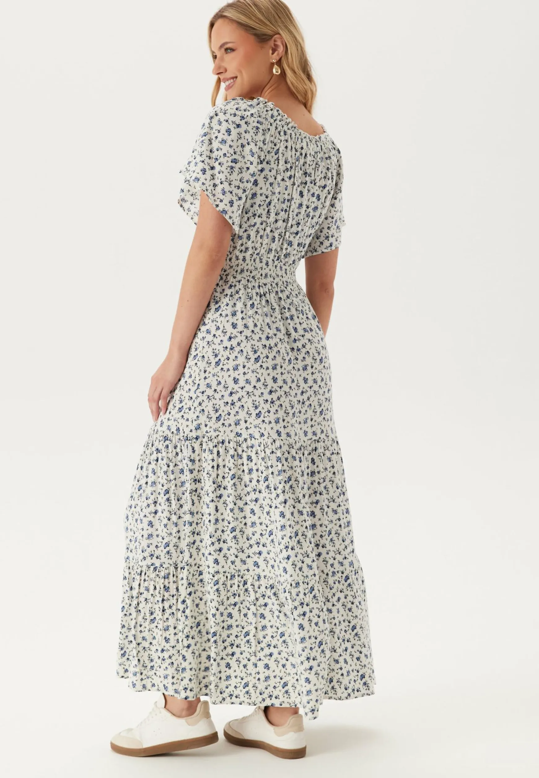 Smock Maxi Viscose Dress