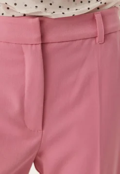 Straight High Waist Suit Trousers