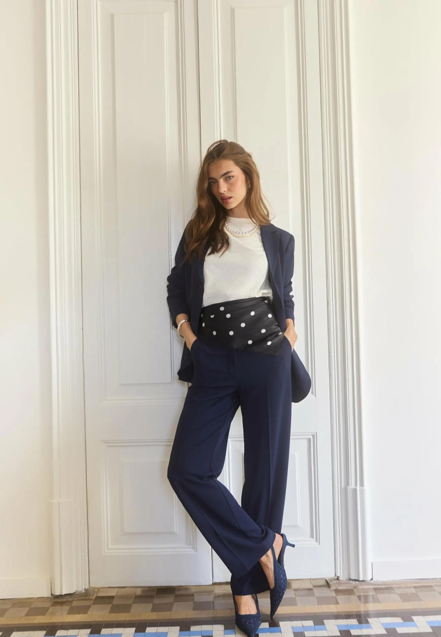 Straight Leg Trousers