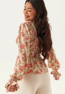Structure Smock Peplum Top