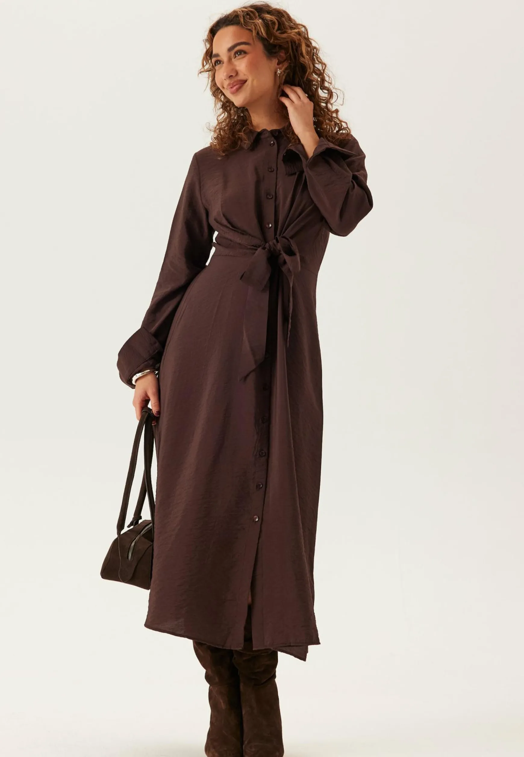 Tie Detail Shirt Dress
