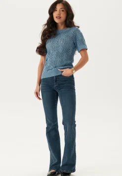 Vicotti S/S O-NECK KNIT TOP -
