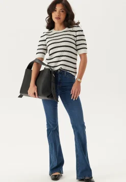 Vidalo O-neck S/S STRIPE KNIT