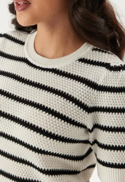Vidalo O-neck S/S STRIPE KNIT