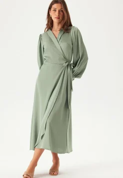 Vienna Ravenna L/S Ankle Wrap Dress