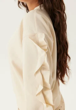 Vimentina Flounce O-neck L/S T