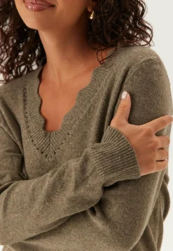 Vinikolina V-neck L/S KNIT TOP