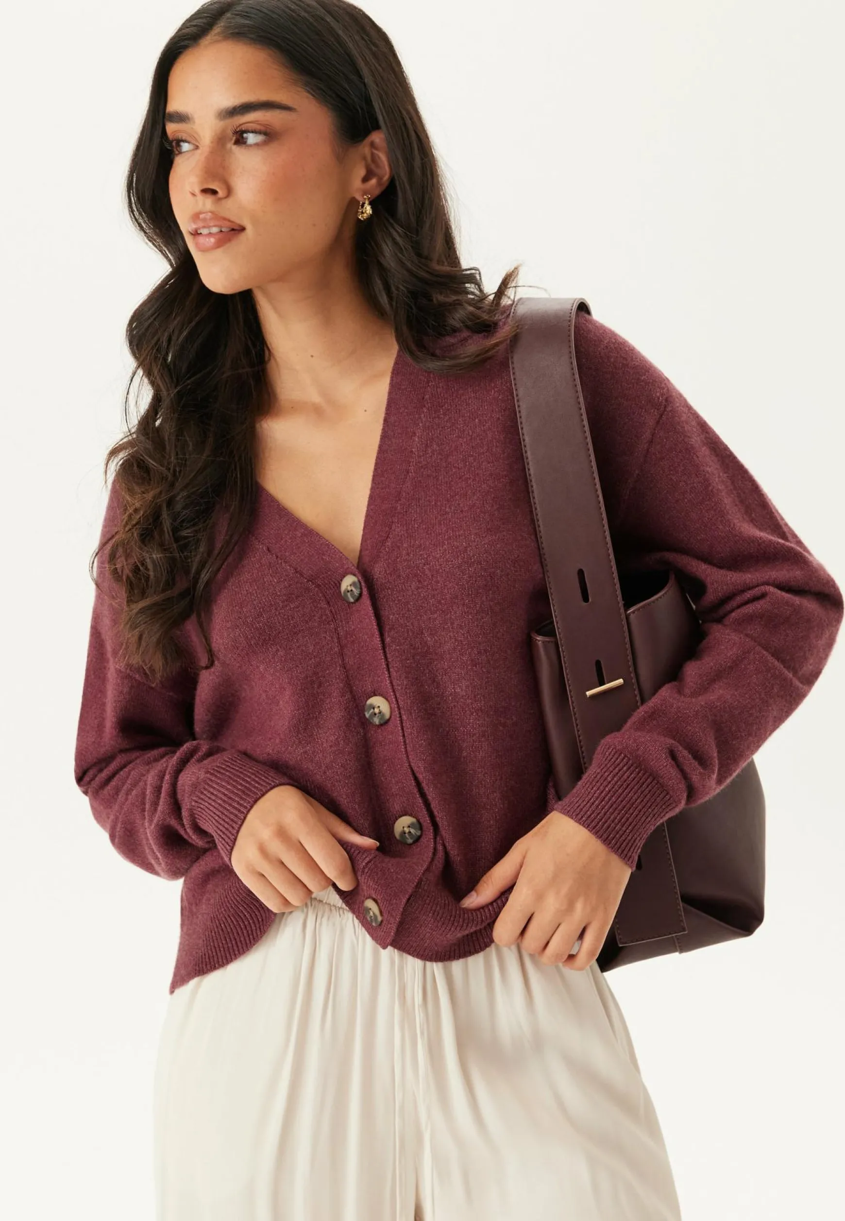 Viril V-neck Knit Cardigan