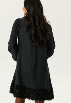 Viveer O-neck L/S SHORT DRESS