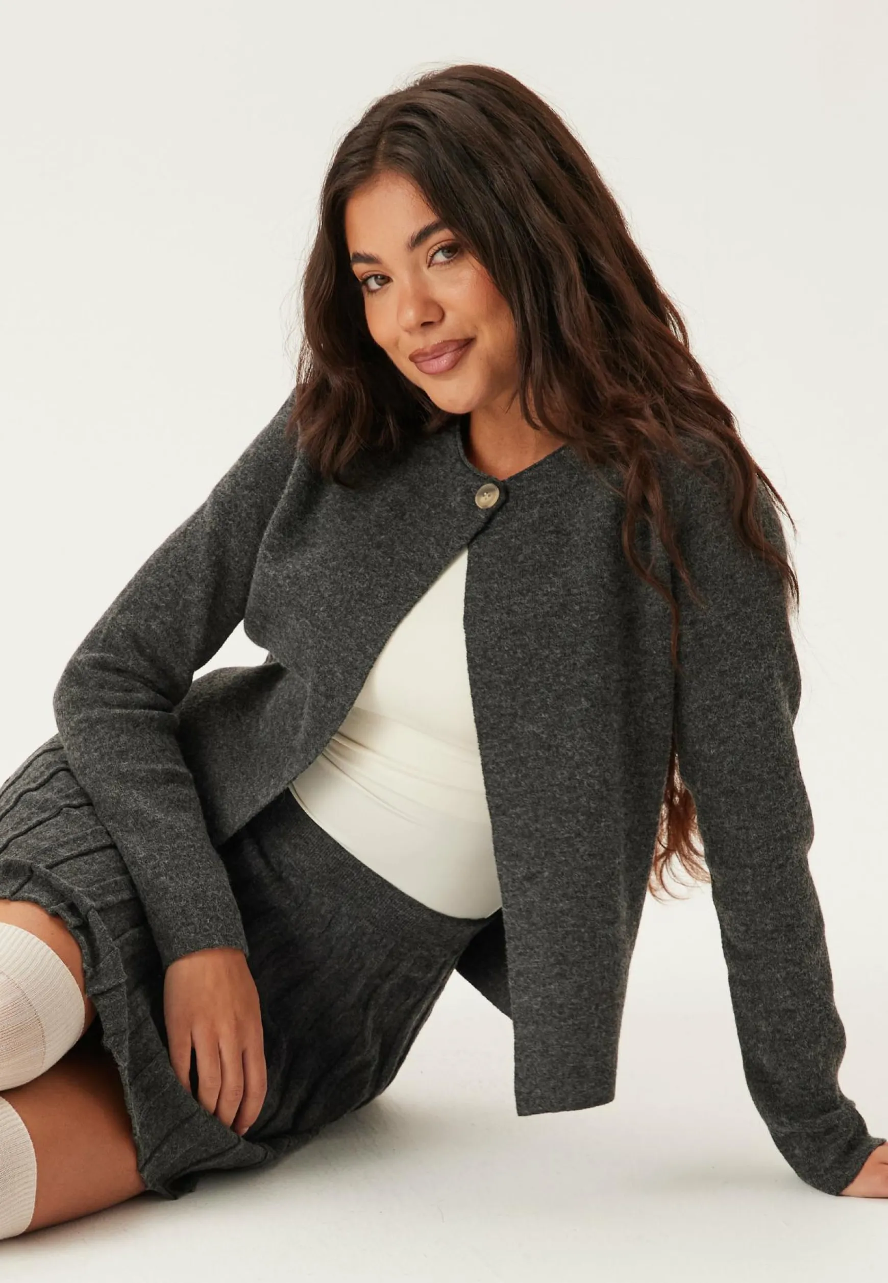 Vmmarina Ls O-neck Cardigan