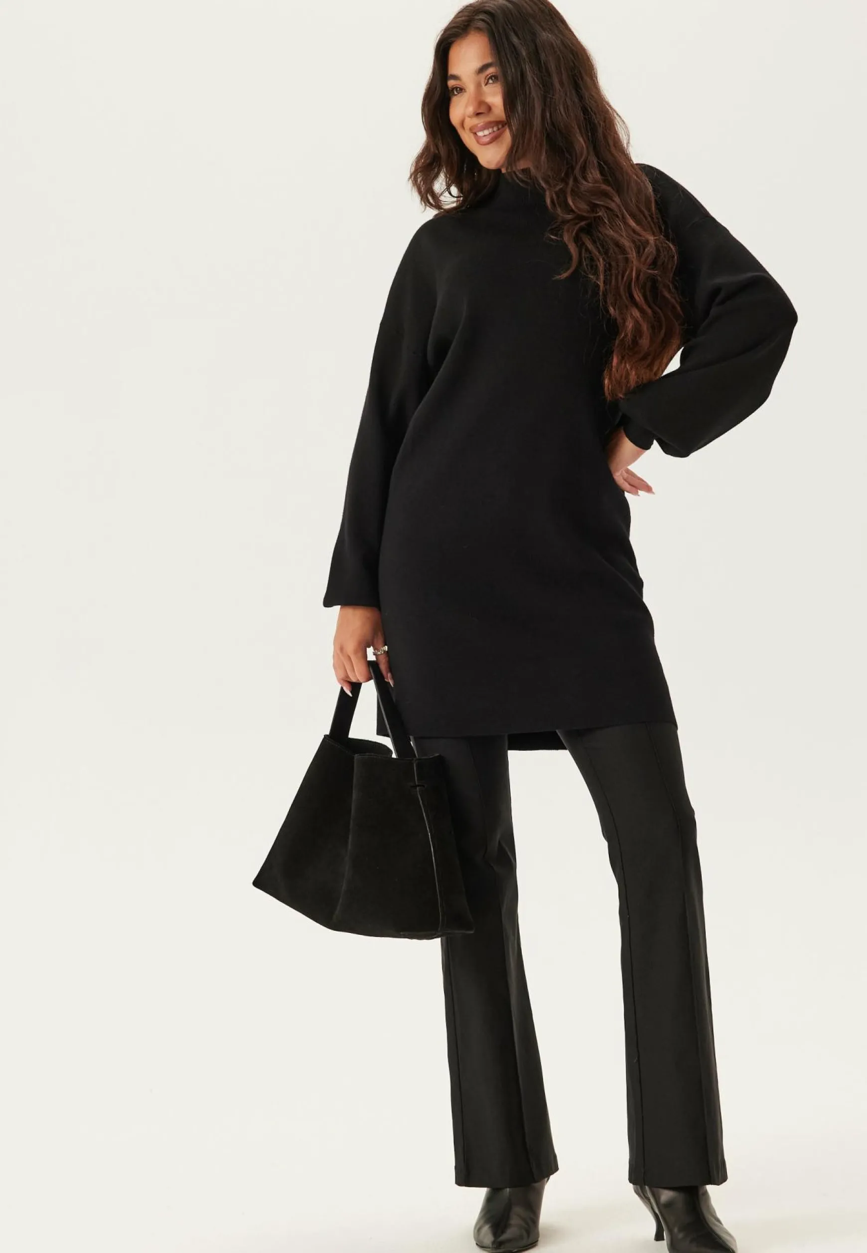 Vmnancy Ls Funnelneck Dress