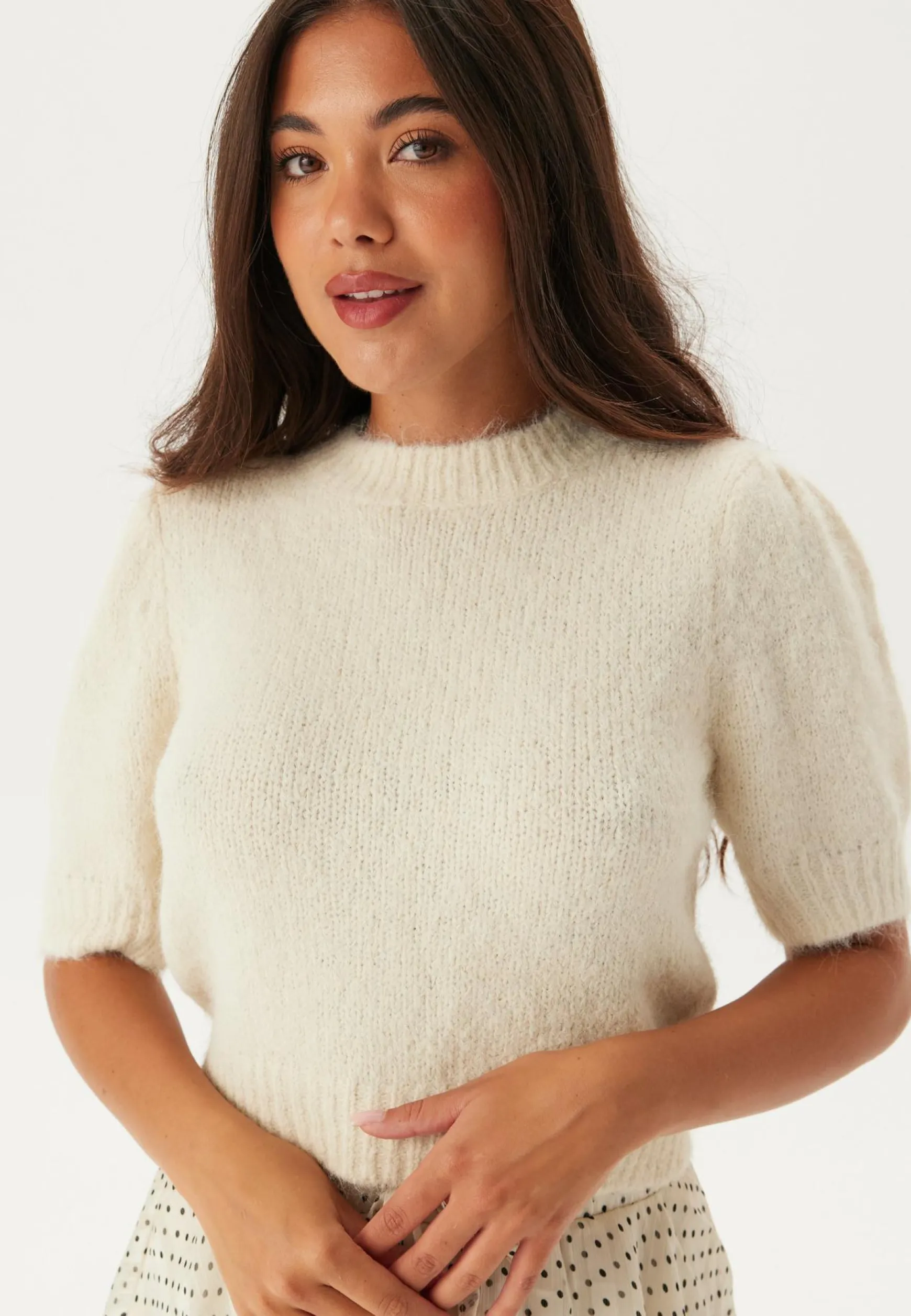 Vmnovah Ss O-neck Puff Pullove