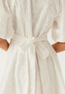V-neck Bubble Hem Short Dress