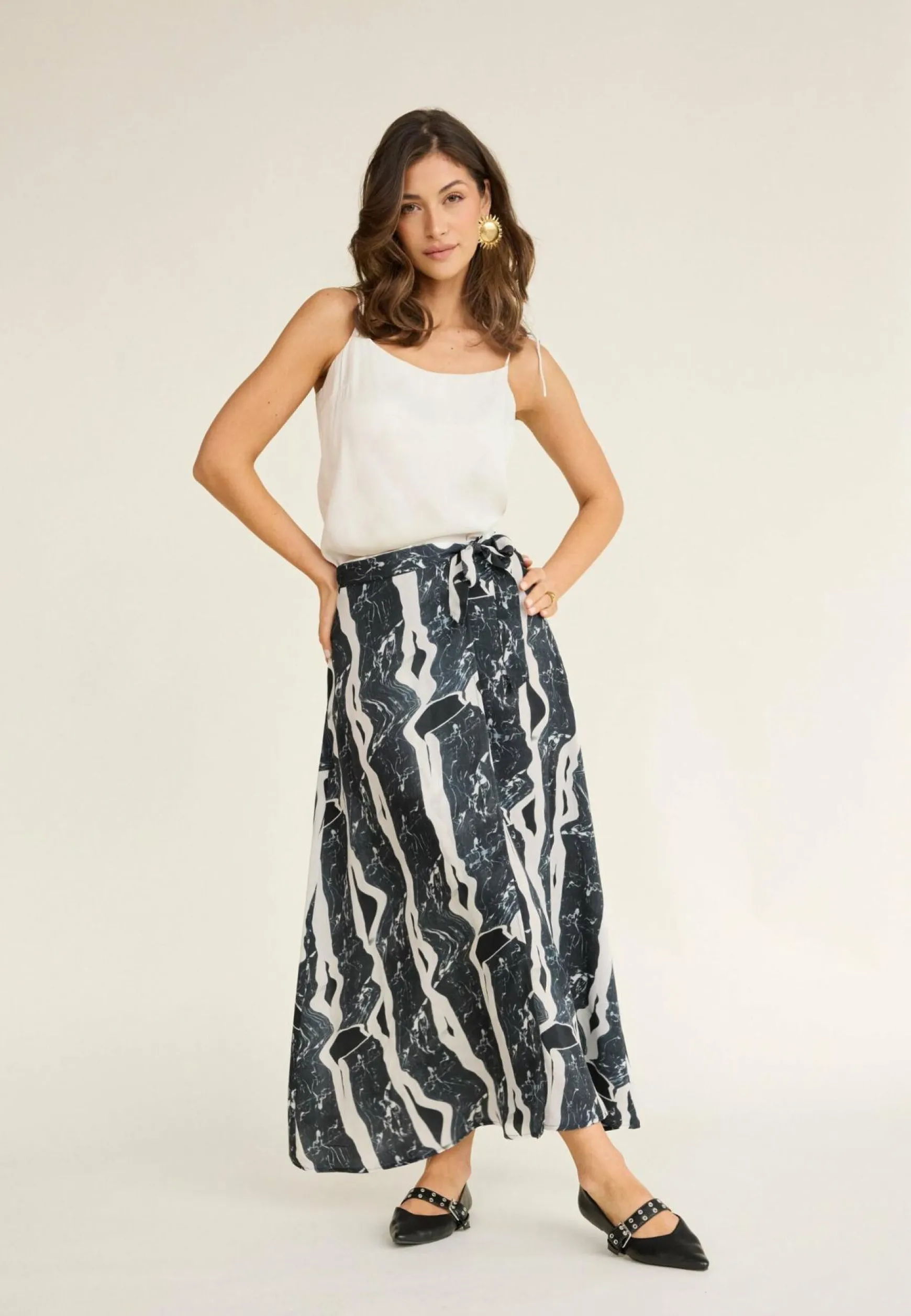 Wrap Maxi Skirt