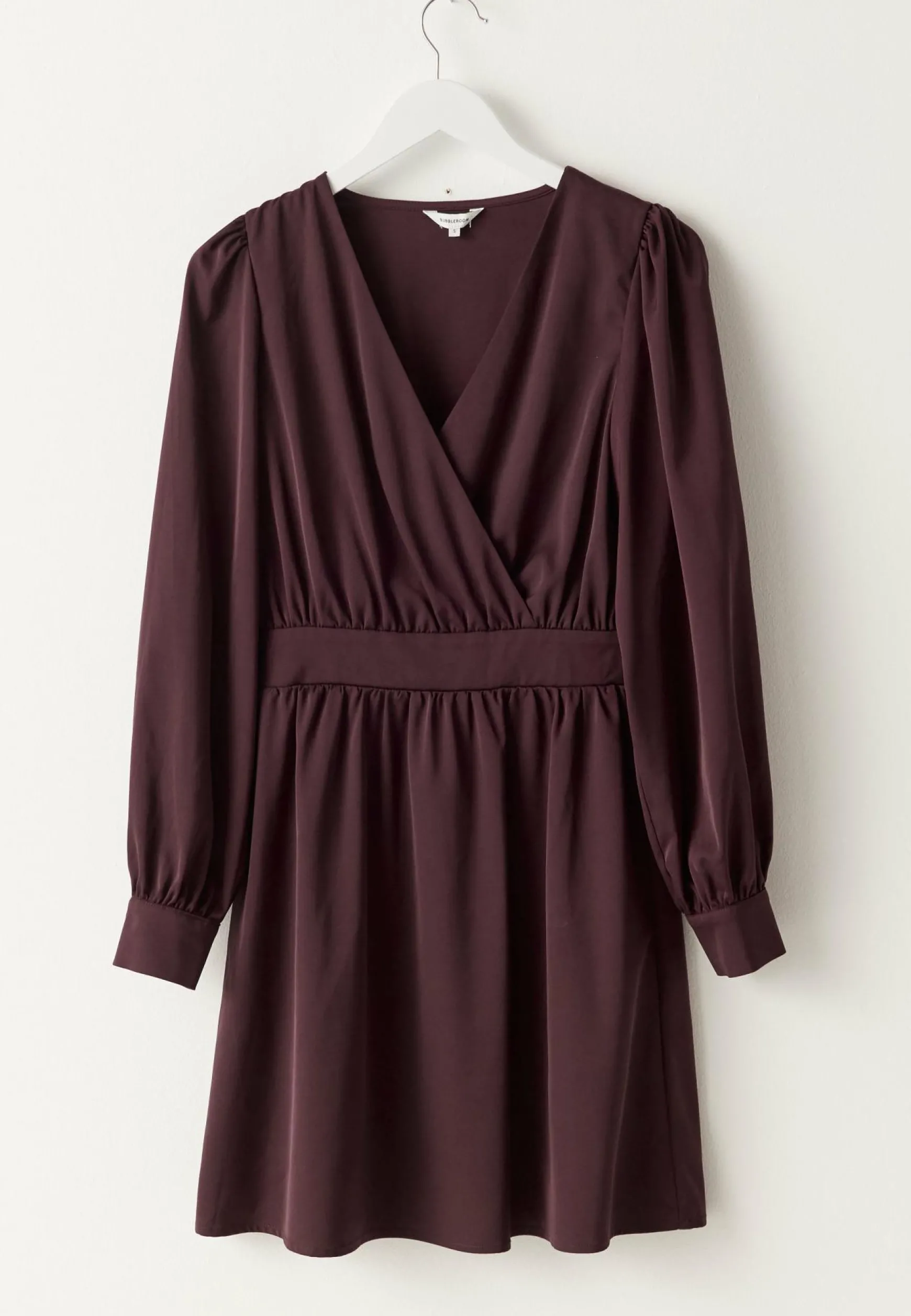 Wrap Satin Dress
