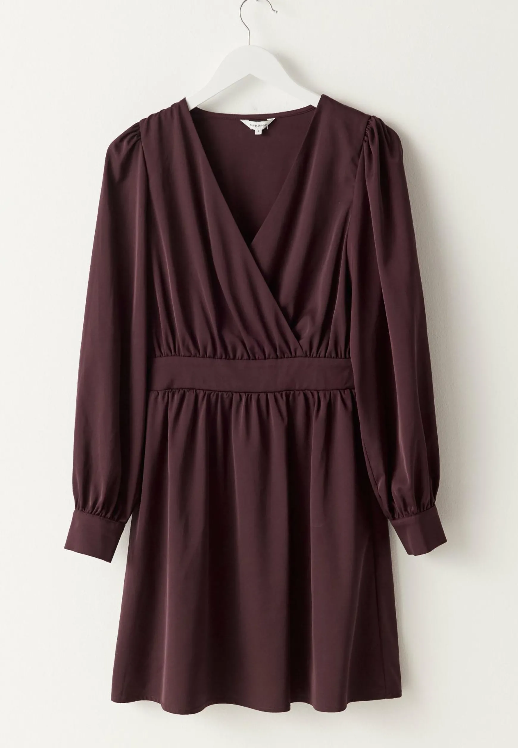 Wrap Satin Dress