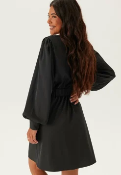Wrap Satin Dress